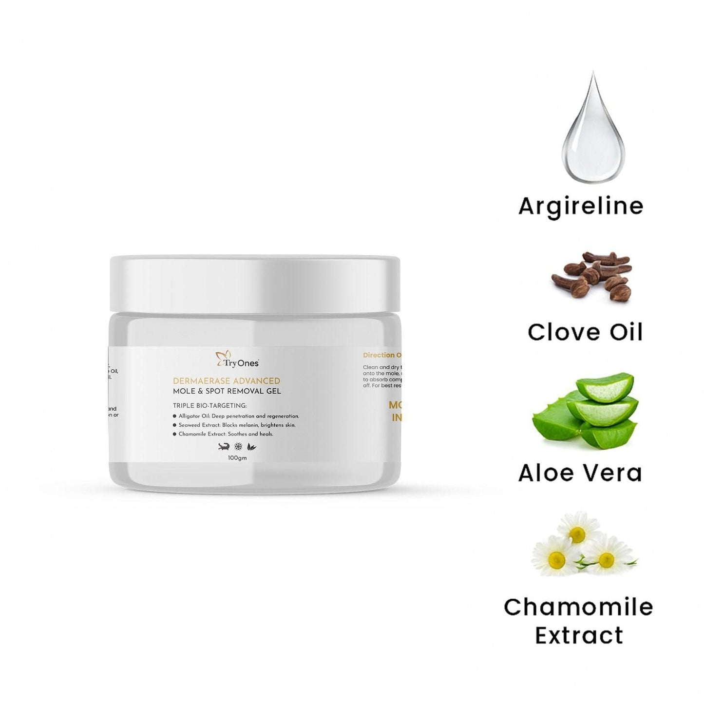 Mole and Spot Removal Gel 200 gm Pack of 2