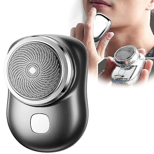 Mini Electric Shaver For Men Cordless Clean Shaving Machine Portable Beard Pocket Trimmer Shavers For Body Face Hair Mens Grooming Kits, Wet & Dry Shaver